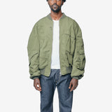Rebuild By Needles Multi Pocket Bomber Jacket Khaki WP-J902-100-1