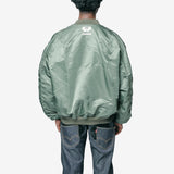 Rebuild By Needles Multi Pocket Bomber Jacket Khaki WP-J902-100-1