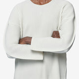 Monthly Colours September Pleats Long sleeve Shirt Limestone White HP58-JK093-04