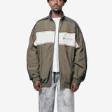 Layered Track Jacket Green/Dark Green 199WP01414