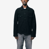 Evening Coach Jacket Black Brushed Cotton M4201EBBC