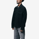 Evening Coach Jacket Black Brushed Cotton M4201EBBC