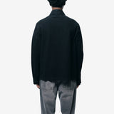 Evening Coach Jacket Black Brushed Cotton M4201EBBC