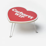 Heart Folding Table Scarlet/White I035830