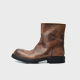 Leather Boots Brown FN-MN-SHOE000301