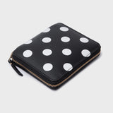 Polka Dots Logo 3-Sided Zip Black SA2100PD