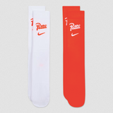 Nike x Patta Everyday Essential Crew Socks White/Orange IO9462-900