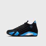 Air Jordan 14 Retro BLACK/WHITE-UNIVERSITY BLUE 487471-007