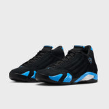Air Jordan 14 Retro BLACK/WHITE-UNIVERSITY BLUE 487471-007