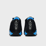 Air Jordan 14 Retro BLACK/WHITE-UNIVERSITY BLUE 487471-007
