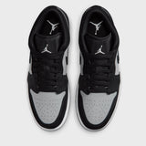 Air Jordan 1 Low BLACK/WHITE-LT SMOKE GREY 553558-048