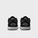 Air Jordan 1 Low BLACK/WHITE-LT SMOKE GREY 553558-048