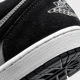 Air Jordan 1 Low BLACK/WHITE-LT SMOKE GREY 553558-048