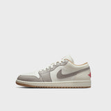 Air Jordan 1 Low SAIL/FIRE RED-COLLEGE GREY-HEMP 553558-169
