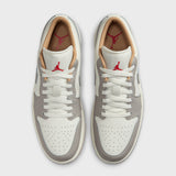 Air Jordan 1 Low SAIL/FIRE RED-COLLEGE GREY-HEMP 553558-169
