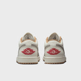 Air Jordan 1 Low SAIL/FIRE RED-COLLEGE GREY-HEMP 553558-169