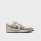 Air Jordan 1 Low SAIL/FIRE RED-COLLEGE GREY-HEMP 553558-169