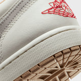 Air Jordan 1 Low SAIL/FIRE RED-COLLEGE GREY-HEMP 553558-169