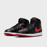 Air Jordan 1 Mid BLACK/UNIVERSITY RED-WHITE DQ8426-005