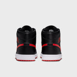 Air Jordan 1 Mid BLACK/UNIVERSITY RED-WHITE DQ8426-005