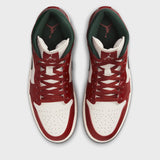 Air Jordan 1 Mid SAIL/MIDNIGHT GREEN-PURE PLATINUM DQ8426-105