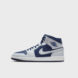 Air Jordan 1 Mid BLUE VOID/PURE PLATINUM DQ8426-403