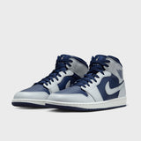 Air Jordan 1 Mid BLUE VOID/PURE PLATINUM DQ8426-403