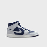 Air Jordan 1 Mid BLUE VOID/PURE PLATINUM DQ8426-403