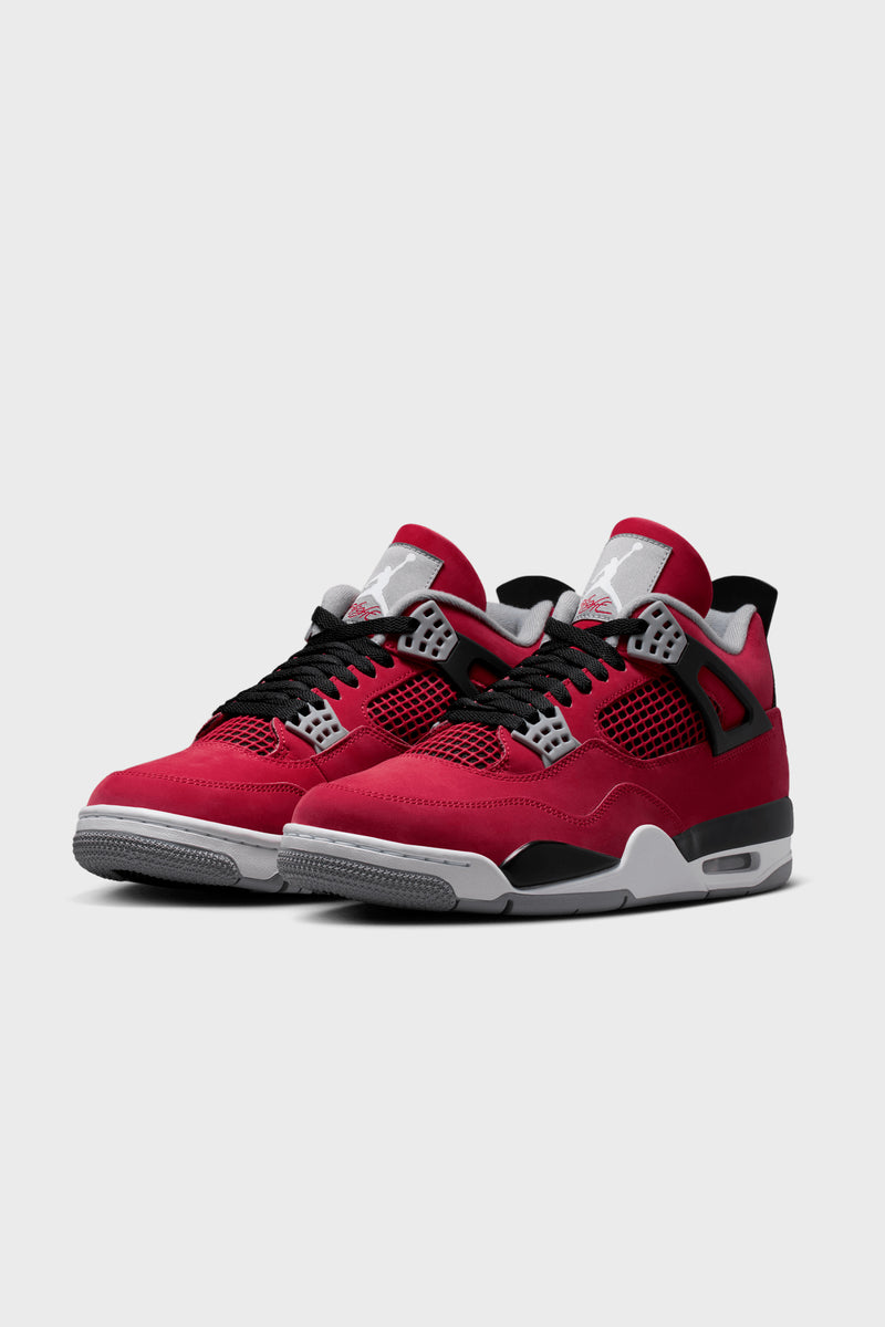 Air Jordan 4 Retro Fire Red/White-Black-Cement Grey FQ8138-600