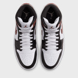 Air Jordan 1 Mid SE White/Black-Dark Pony HF3216-102