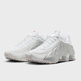 Nike Shox R4 WHITE/METALLIC SILVER-WHITE HQ1988-101
