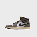 Air Jordan 1 Mid SE WHITE/OIL GREY-CAVE STONE-DARK SULFUR HQ2011-100