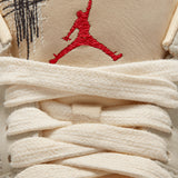 Women Jordan Flight Court x Tela SP COCONUT MILK/VARSITY RED-MUSLIN-OFF NOIR HQ2958-100