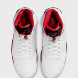 Air Jordan 5 Retro WHITE/FIRE RED-BLACK HQ7978-101