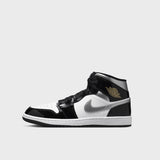 Air Jordan 1 Mid SE Black/Metallic Silver-White HV0789-010