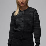 Air Jordan x Tela Womens Knitwear Cardigan DK SMOKE GREY/BLACK IB0935-070