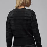 Air Jordan x Tela Womens Knitwear Cardigan DK SMOKE GREY/BLACK IB0935-070