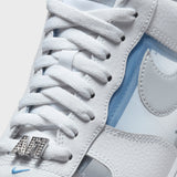 Nike Air Force 1 Retro WHITE/PURE PLATINUM-UNIVERSITY BLUE IB5724-100