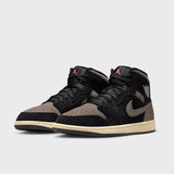 Air Jordan 1 Mid BLACK/OLIVE GREY-LT WILD MANGO IB7110-002