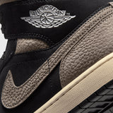 Air Jordan 1 Mid BLACK/OLIVE GREY-LT WILD MANGO IB7110-002