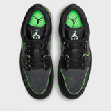 Air Jordan 1 Low SE BLACK/BLACK-SCREAM GREEN IQ5494-001