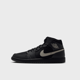 Air Jordan 1 Mid Utility BLACK/NEWSPRINT-SPRUCE FOG IX6982-001
