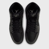 Air Jordan 1 Mid Utility BLACK/NEWSPRINT-SPRUCE FOG IX6982-001