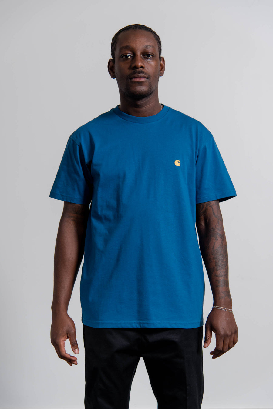 Short Sleeve Chase Tee Skydive/Gold