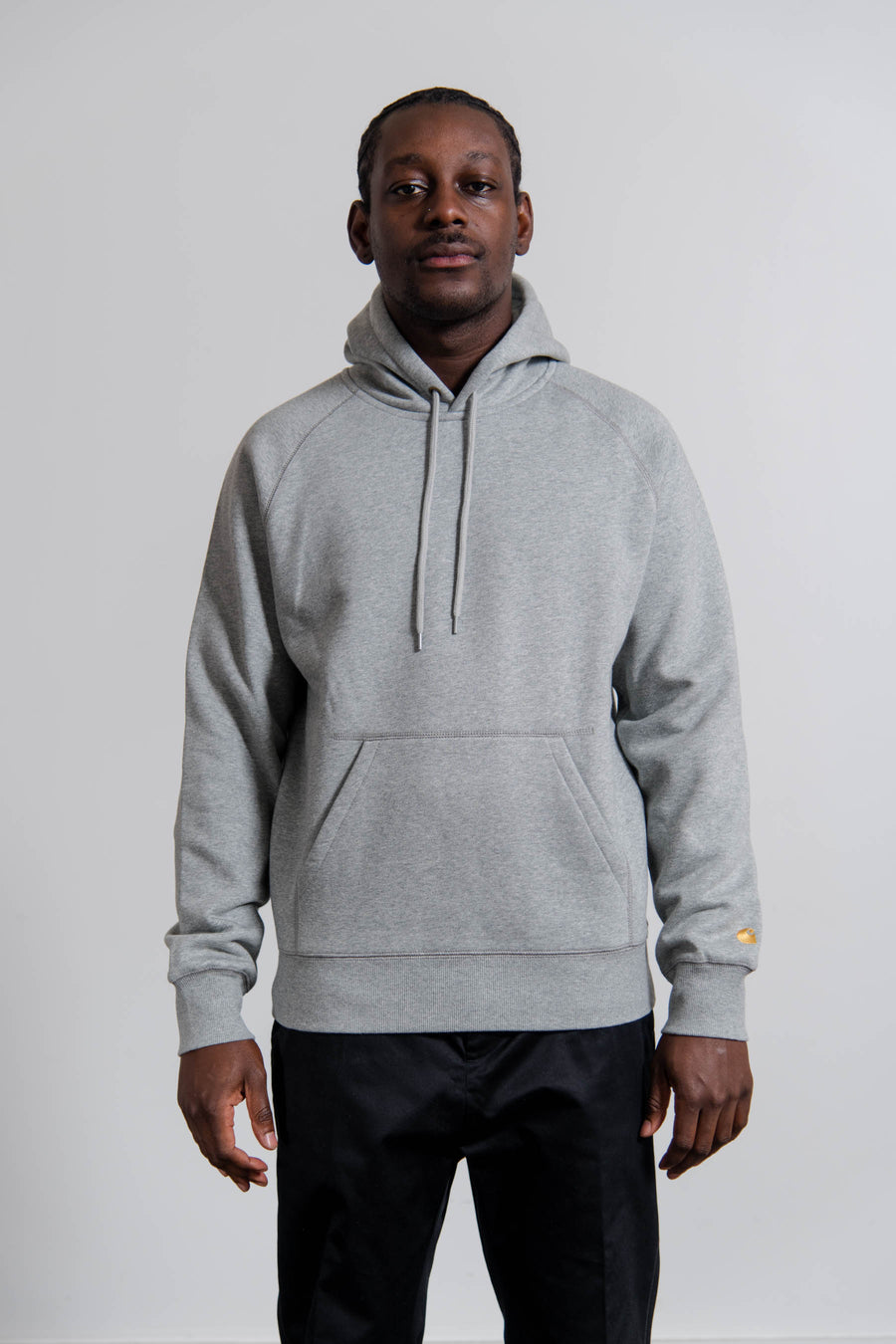 Chase Hoodie Heather Grey/Gold