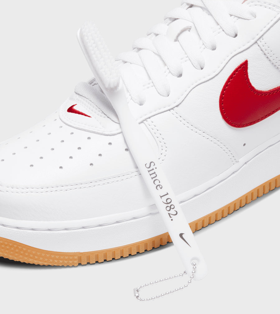 Nike Air Force 1 Low Retro - White / University Red / Gum / Yellow – Kith