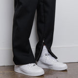 Sharp Wool Canvas Trouser Black J21KA0005