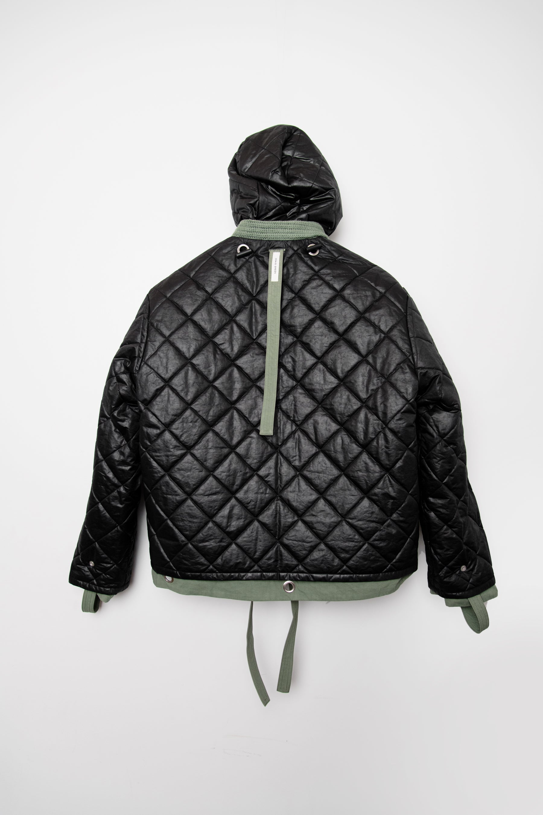 Reversible Quilted Jacket Green/Black