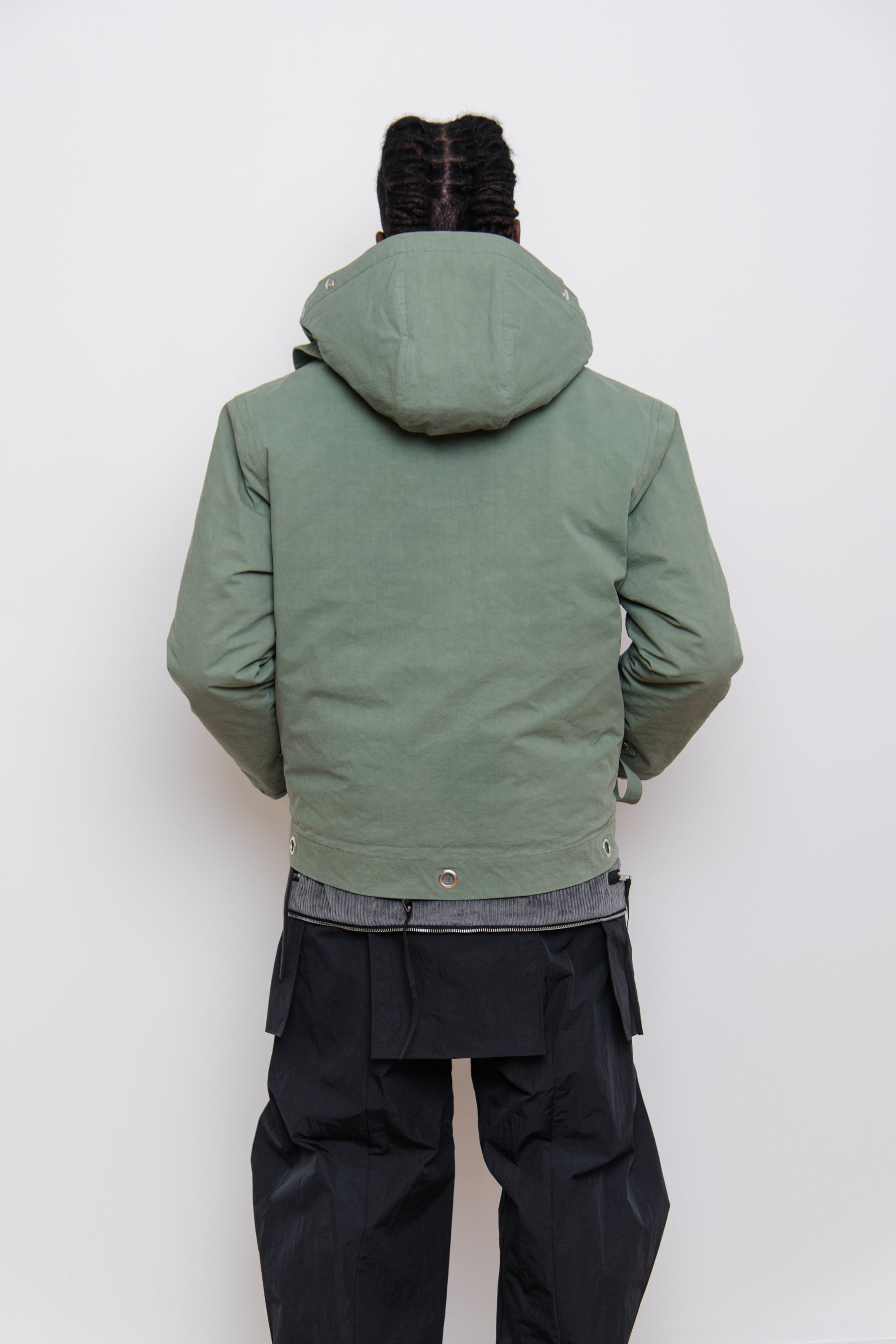 Reversible Quilted Jacket Green/Black