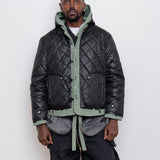 Reversible Quilted Jacket Green/Black
